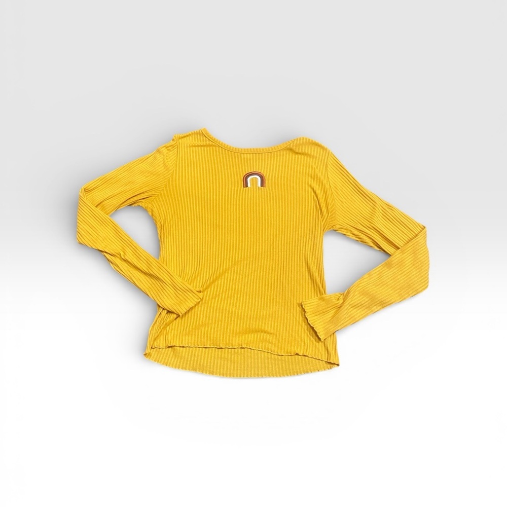 Yellow Long Sleeve Top